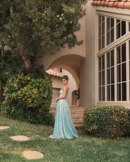 Mac Duggal Green Embellished Bow One Shoulder A Line Gown Duggal